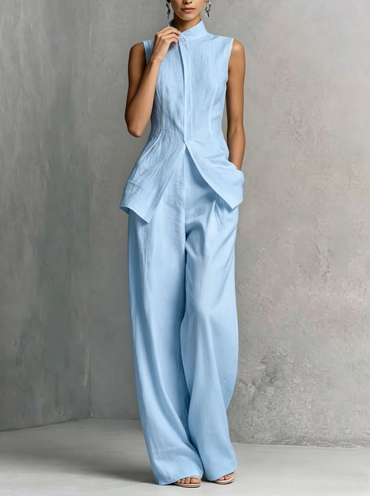 Linen Two Piece Set